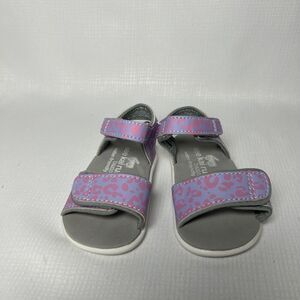 See Kai Run Logan Toddler Size 4 Purple Animal Print Strappy Sandals Water